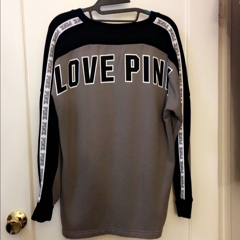 PINK Oversized V-Neck Sweater